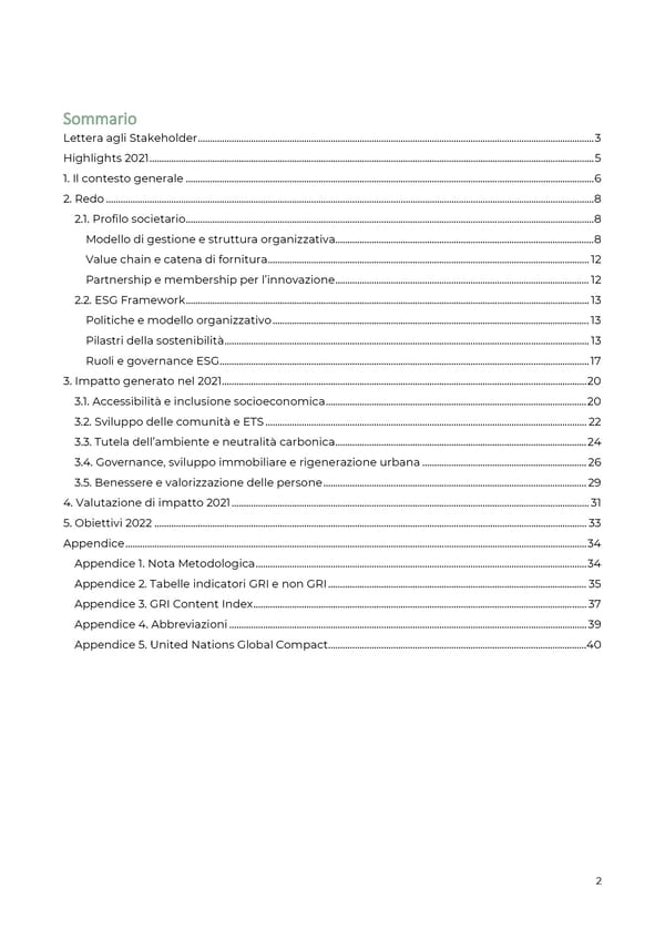 2021 | Relazione Annuale di Impatto - Page 2