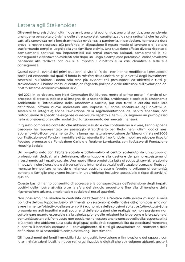 2021 | Relazione Annuale di Impatto - Page 3