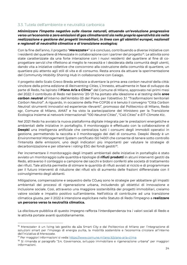 2021 | Relazione Annuale di Impatto - Page 24