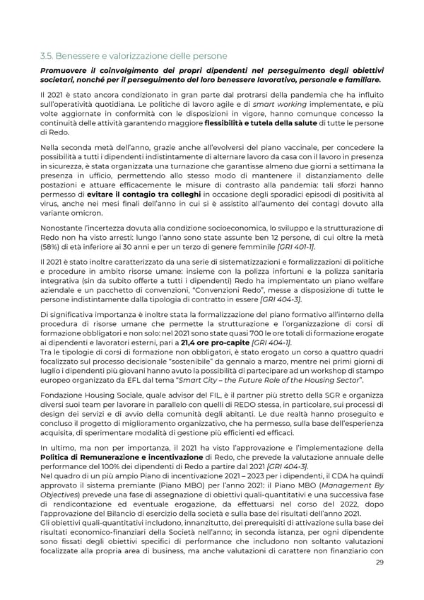 2021 | Relazione Annuale di Impatto - Page 29