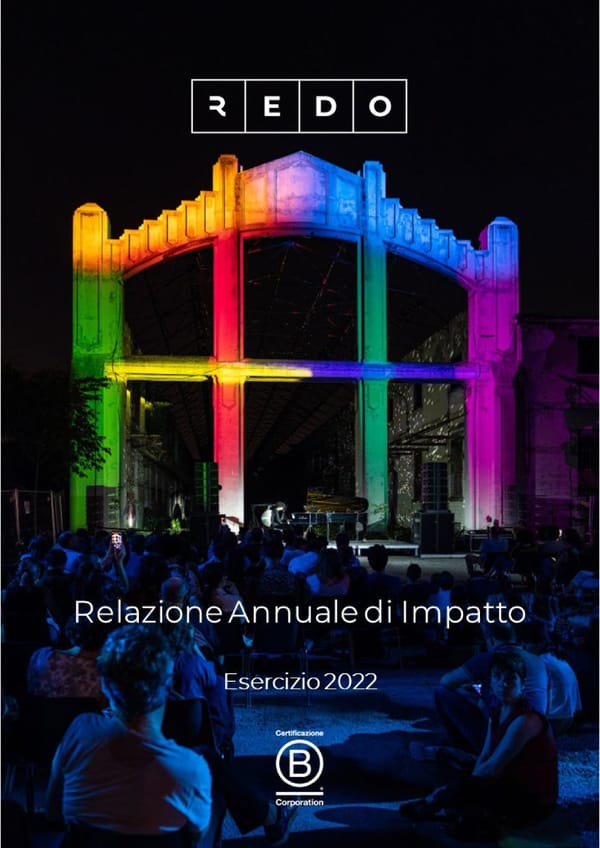 2022 | Relazione Annuale di Impatto - Page 1