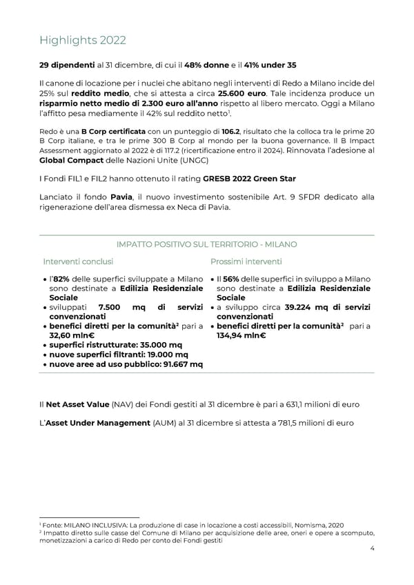 2022 | Relazione Annuale di Impatto - Page 5