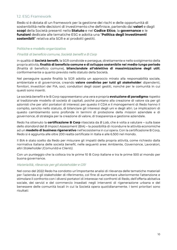 2022 | Relazione Annuale di Impatto - Page 11