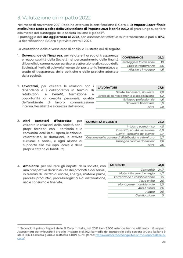 2022 | Relazione Annuale di Impatto - Page 29