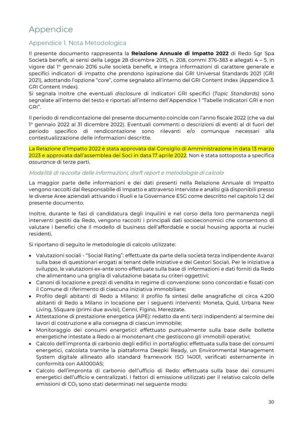 2022 | Relazione Annuale di Impatto - Page 31